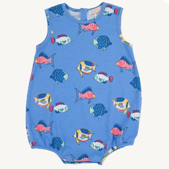 The Beaufort Bonnet Company Other - Beaufort Bonnet TBBC Boy/Girl Patton Play Bubble Here Fishy Fishy HTF! RARE! 3T